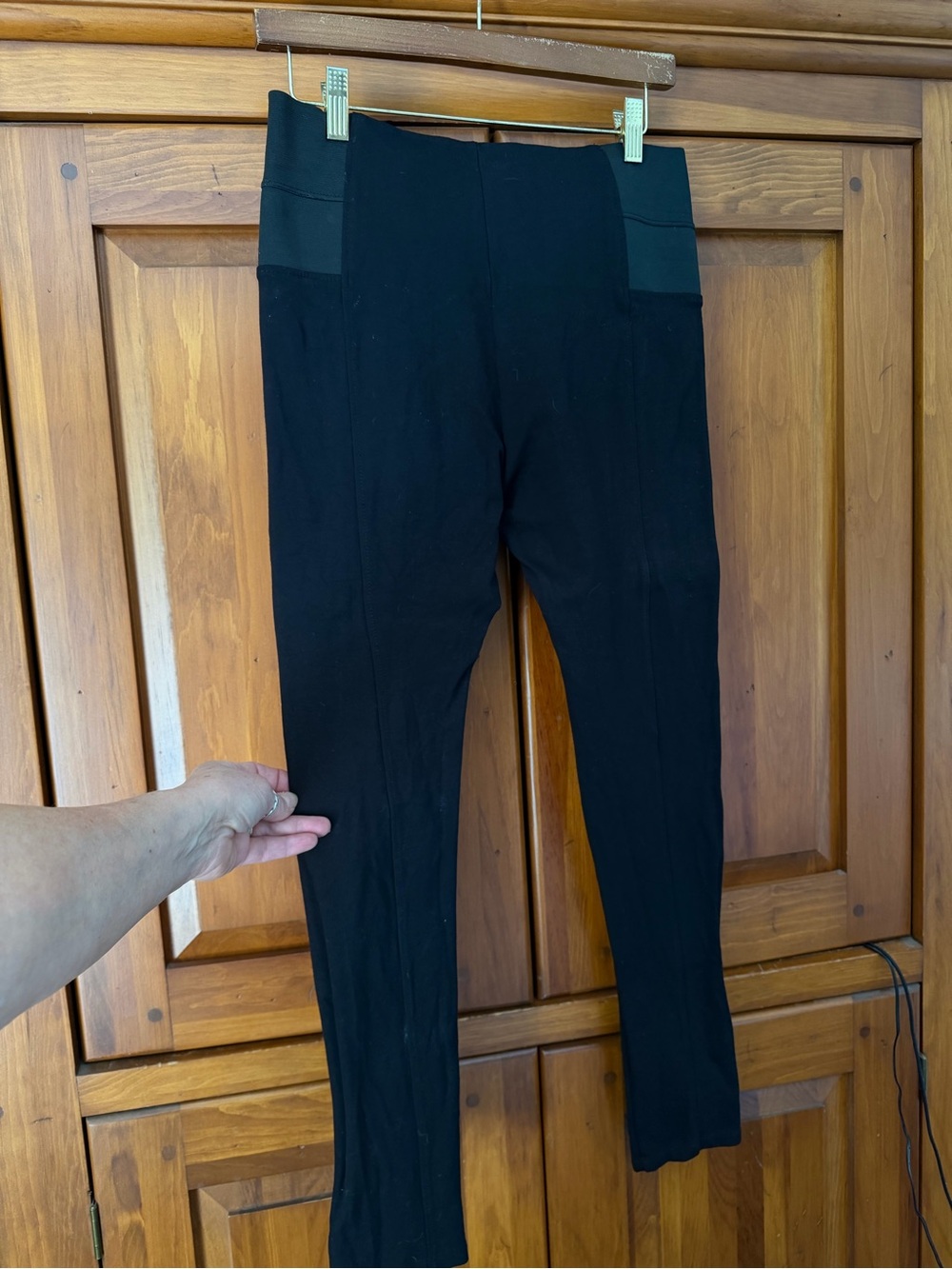 Ci Sono Black Stretch Leggings